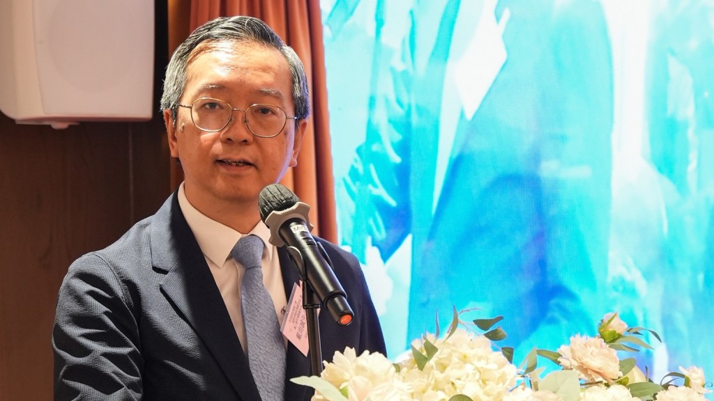 戴尚誠出席香港建造業總工會「五一」國際勞動節暨義工嘉許禮聯歡晚宴。何永賢FB