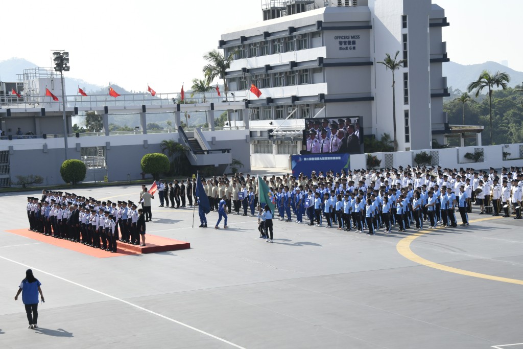 通过运动会促进粤港澳三地警务交流合作，为未来大湾区警务合作创造条件，推动「一国两制」实践行稳致远。杨伟亨摄