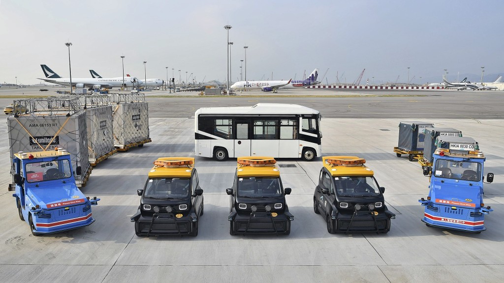 机管局于2018年开始无人驾驶系统，正逐渐加大规模。