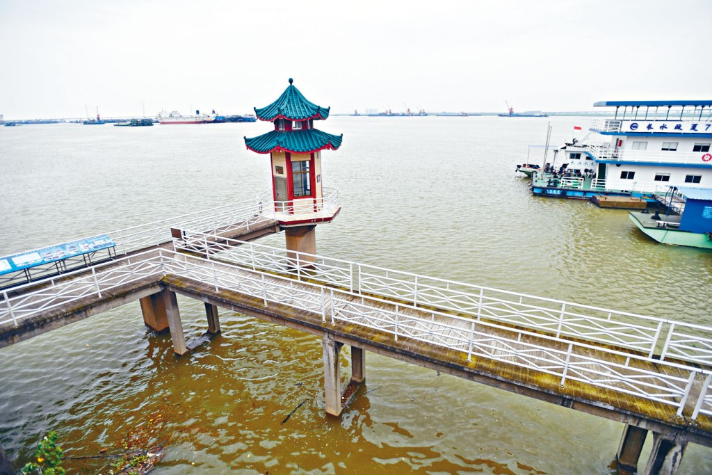 ■持續強降雨和上游來水影響，洞庭湖城陵磯水位持續上漲。