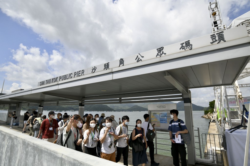 於今年6月3日起,原屬禁區的沙頭角碼頭正式開放,更設特色露天市集。