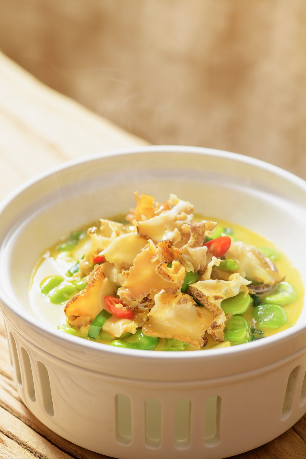 春韭蠶豆煮螺頭 $158