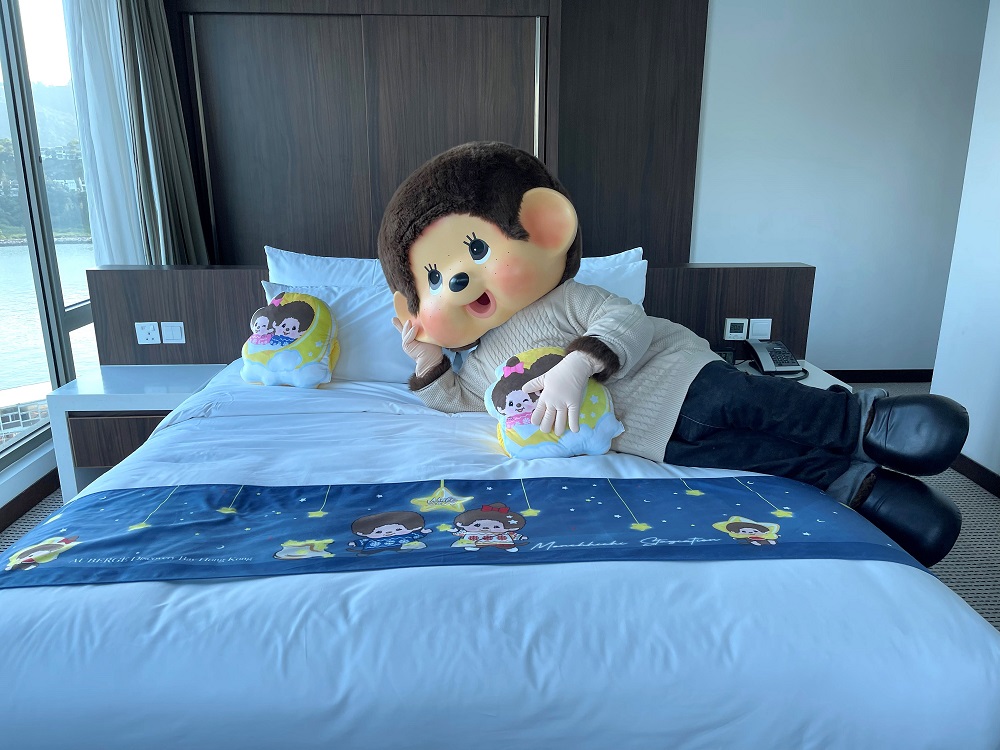 Monchhichi主題客房內有不少Monchhichi的裝飾擺設。