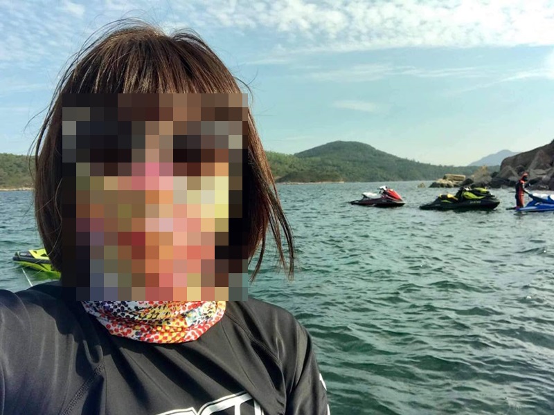 大媽山友疑海下灣海岸公園捉海膽,即開即食惹討論。山野龍咁威圖片