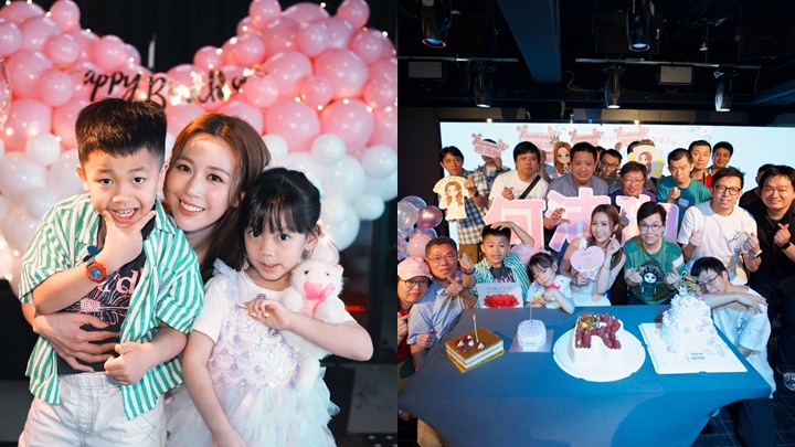 何沛珈開生日派對答謝忠粉支持  契仔契女及家人捧場勁感動