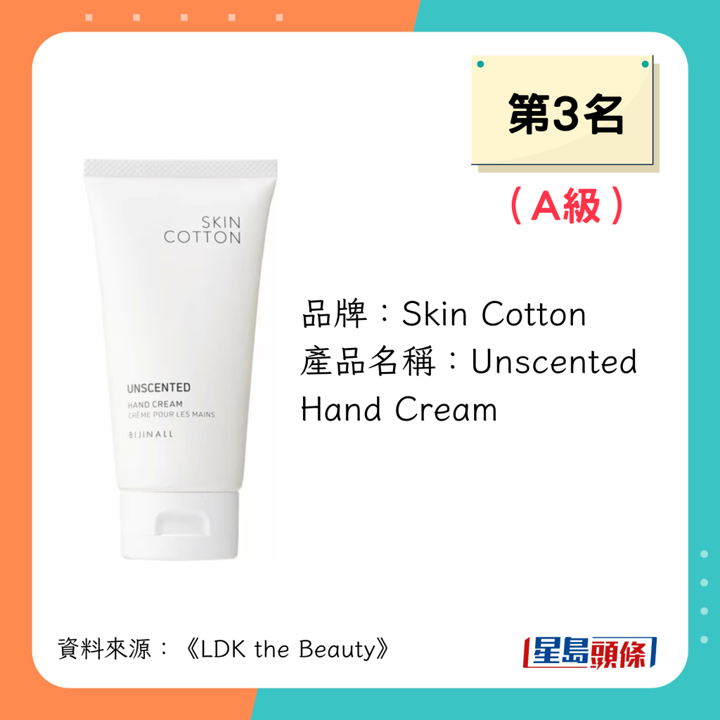 Skin Cotton - Unscented Hand Cream