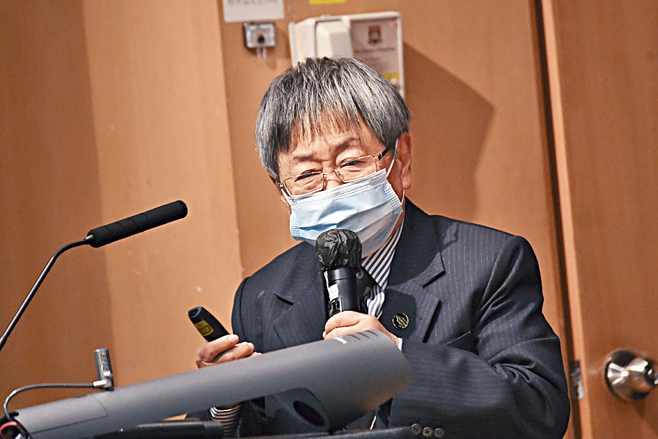 ■丁新豹形容港大创校逾百年，至今仍体现「为中国而立」的精神。