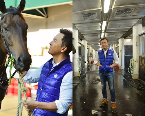 子丹進入馬房觀看馬匹最新狀態。