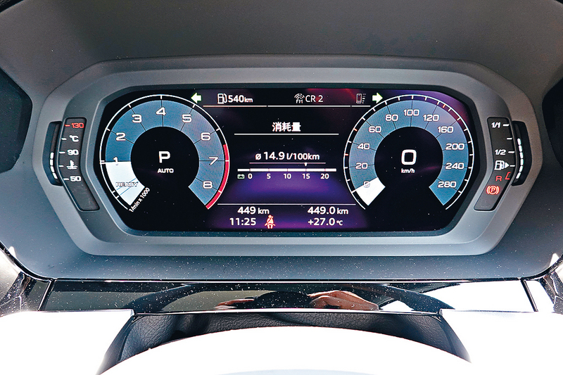 ●10.25吋數碼儀表板換上新一代顯示介面。