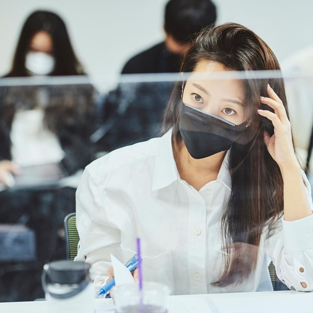 早前圍讀劇本時,仍未剪髮。
