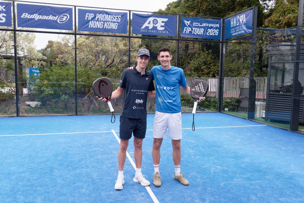 頂尖外籍球手Menno Nolten及Max Bjorkman首次來港，對西沙GO PARK的場地及氛圍讚不絕口。