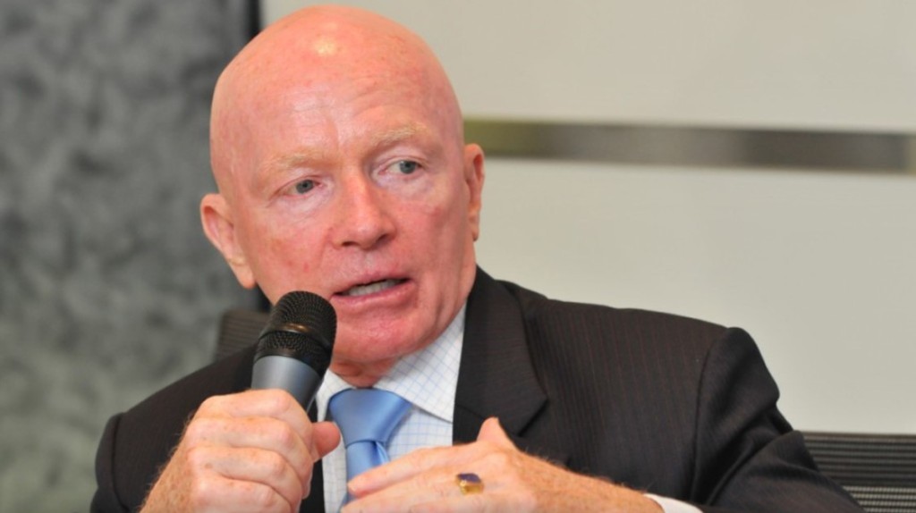 麦朴思称黄金已变得不吸引 「肯定不会在此价位买入」