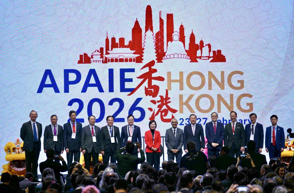 蔡若莲强调，国家安全是强调建设国际教育枢纽的基石。图为2026亚太国际教育协会(APAIE)年会暨展览揭幕礼。资料图片