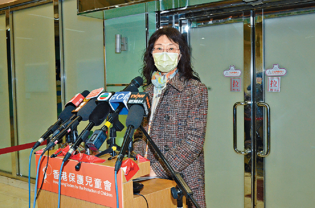 ■保護兒童會總幹事蔡蘇淑賢請辭。 ■保護兒童會總幹事蔡蘇淑賢請辭。