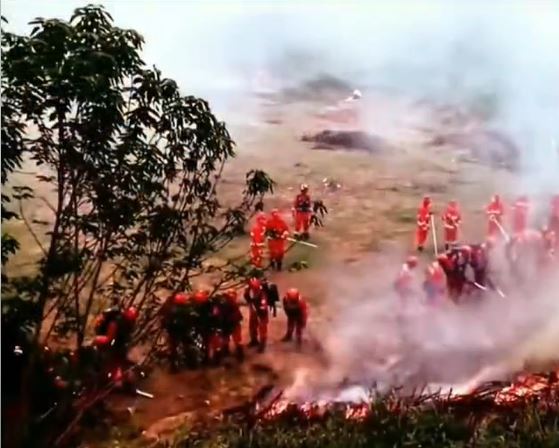 貴州山火已撲滅，造成2名救援人員死亡。