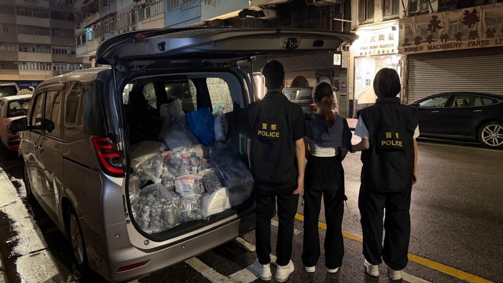 警旺角搗破製毒工場,36歲女子被捕。警方圖片