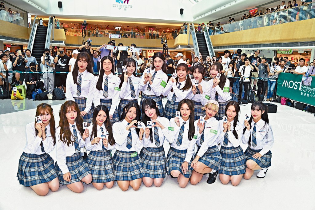 昨日只有16位成員出席活動,因部分練習生要工作和返學。