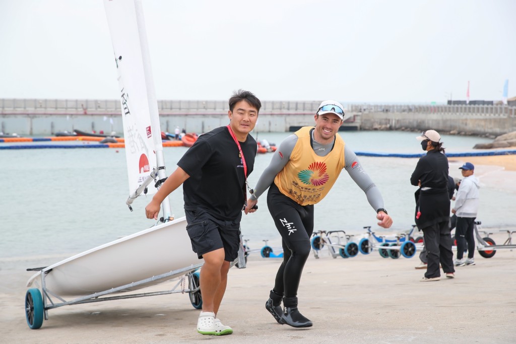 贝俊龙在男子爱尔卡7级勇夺金牌。中国香港帆船运动总会图片 贝俊龙在男子爱尔卡7级勇夺金牌。中国香港帆船运动总会图片