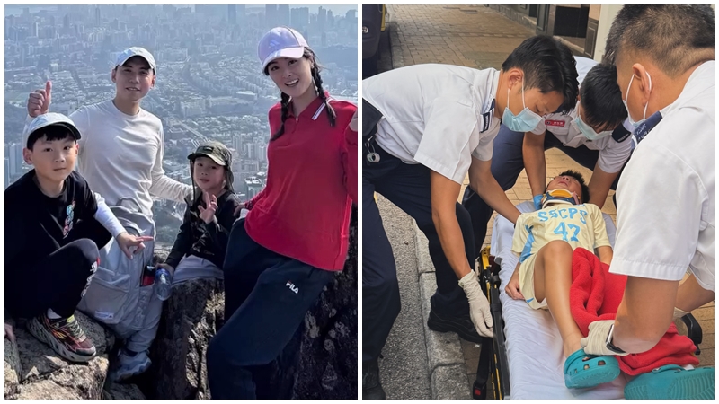 张名雅大仔踢波受训期间发生意外 神情痛苦戴颈箍紧急送院：做妈咪心脏要够强大