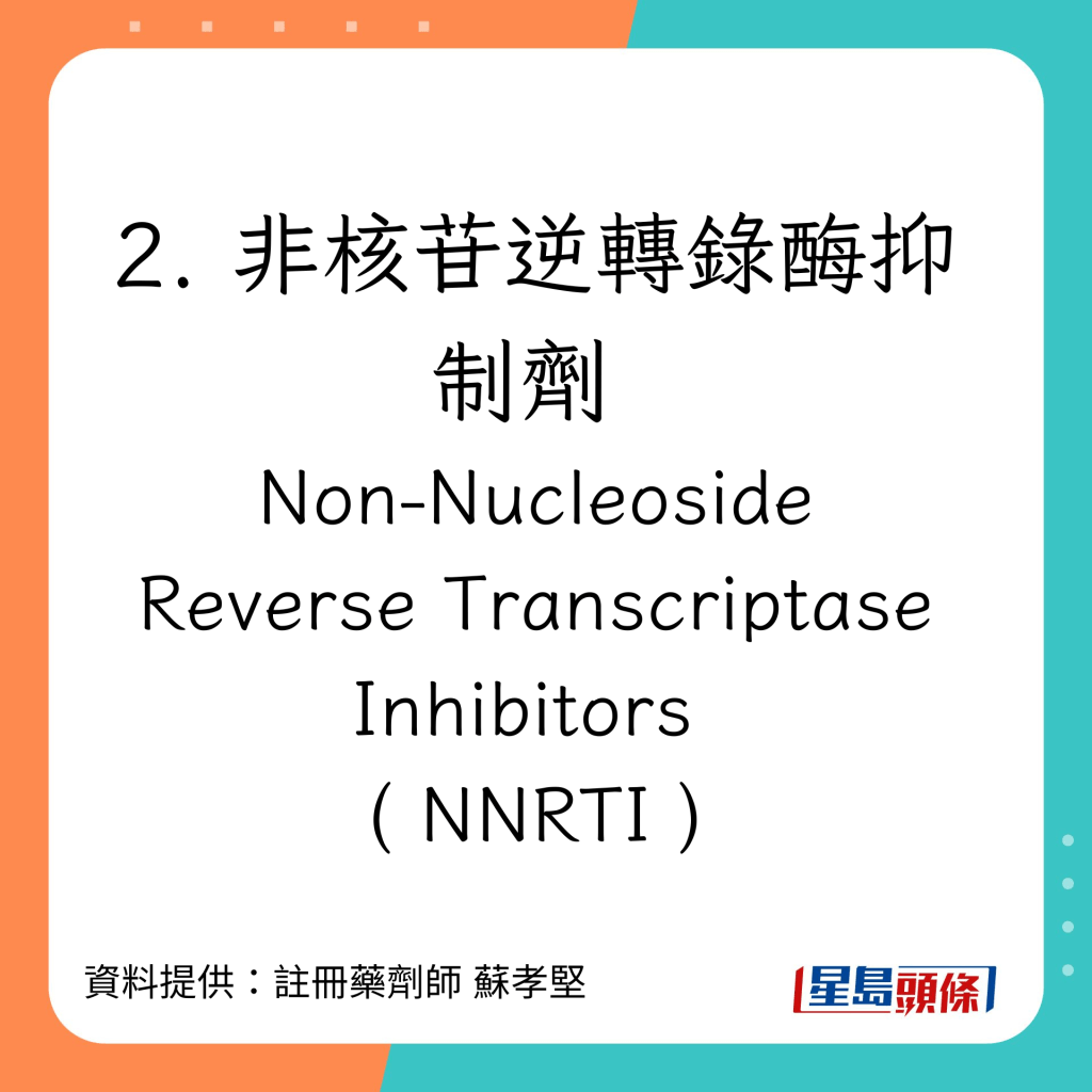 香港現有的抗愛滋病病毒藥物