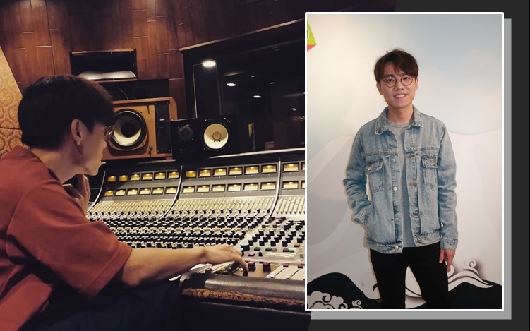 林家謙透露最近忙於寫歌、編曲及後期工作，所以疫情下影響較少。