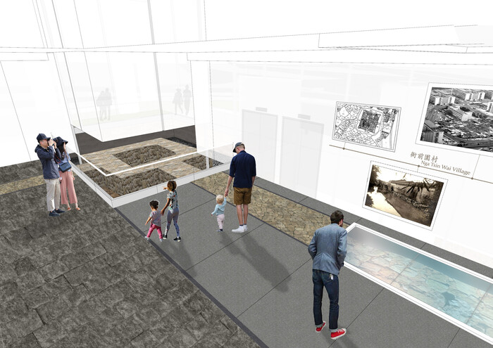 活化后的保育公园将设置「诠释走廊」，让公众了解衙前围村的历史和演变。韦志诚网志图片