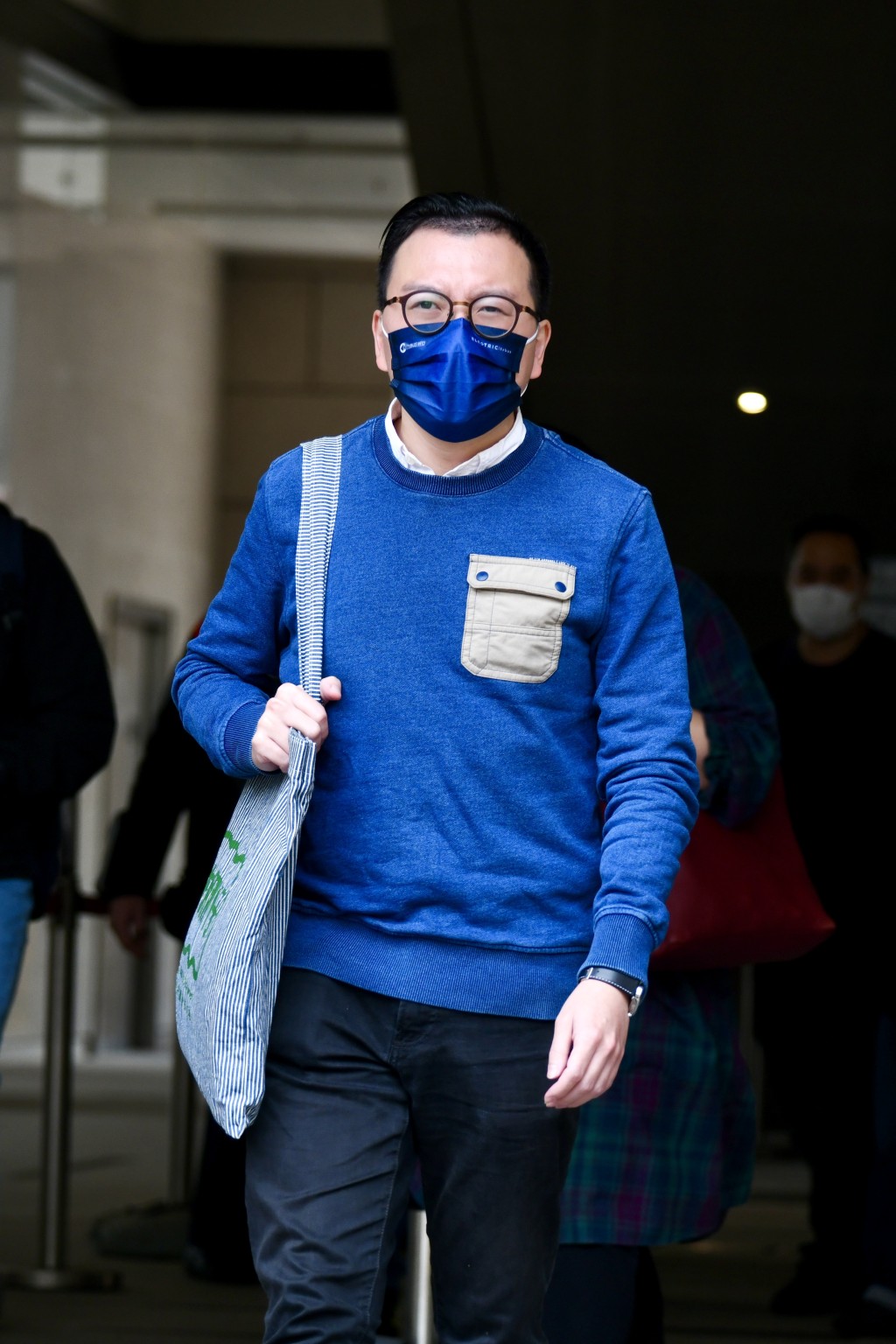 被告何啟明。盧江球攝