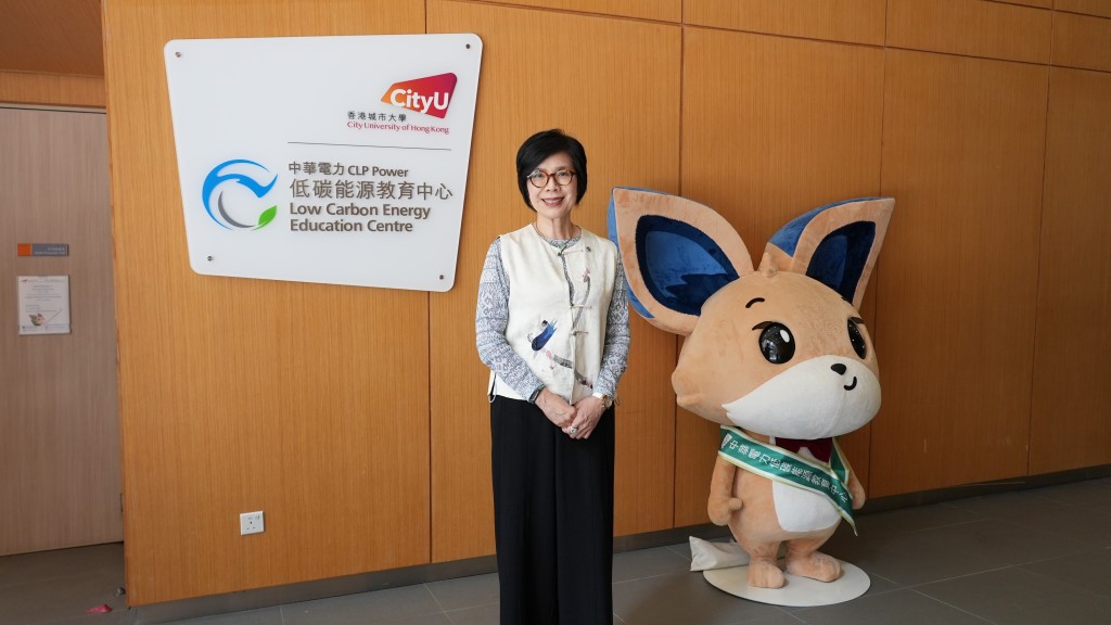 中華電力企業發展總裁莊偉茵期望透過活動讓小朋友見證國家安全的大前提之下，如何做好核安全。