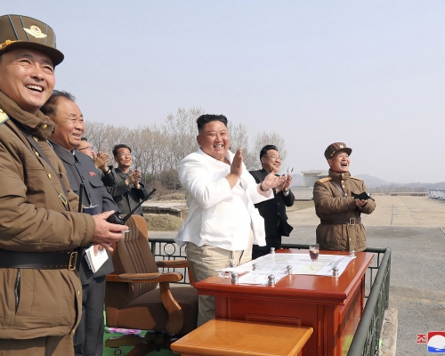 外界關注金正恩的身體狀況。 AP圖