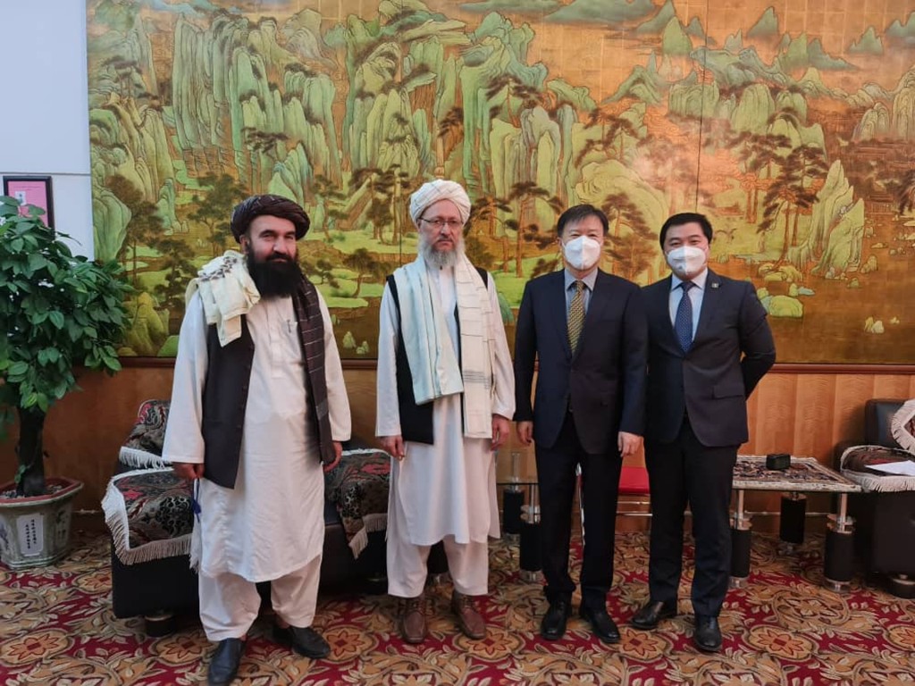 中國一直和塔利班政權保持高層接觸。