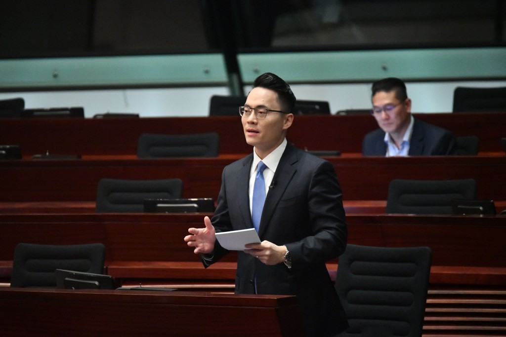 民建聯前立法會議員梁熙認為江旻憓的發言，已經進入高質議政的軌道。資料圖片