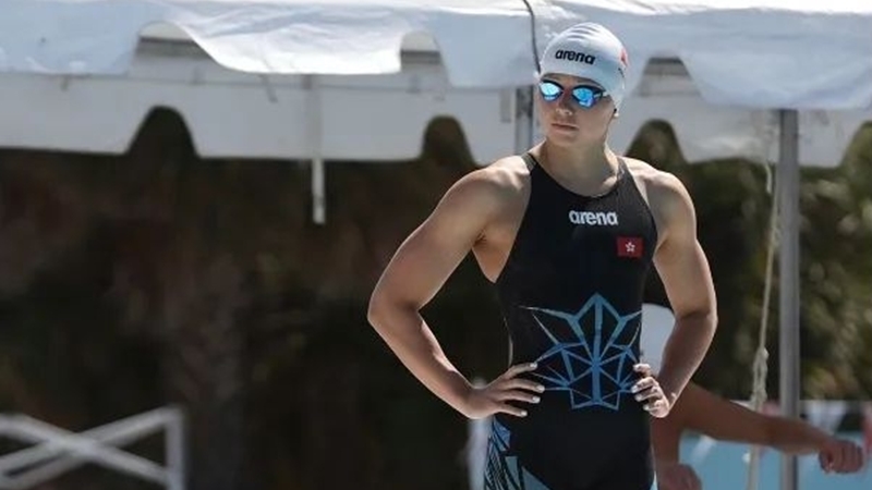 何詩蓓在美國舉行的「2023 TYR Pro Swim Series」達標,取得巴黎奧運資格。