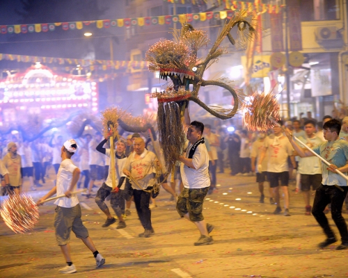 一年一度的「大坑舞火龍」取消。 資料圖片