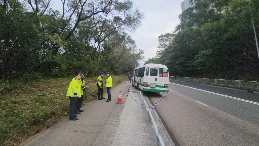 警員到場調查。黎志偉攝