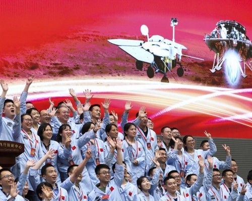 中國計劃在2033年展開載人火星探測任務。美聯社資料圖片