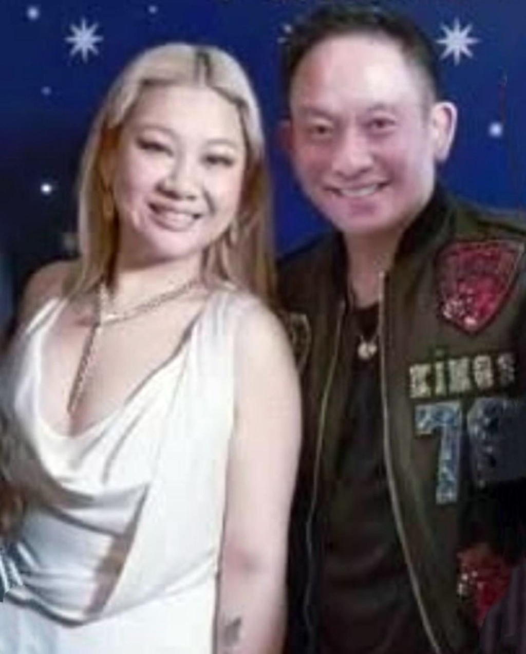 去年向展鵬在活動中和鄭欣宜相遇。