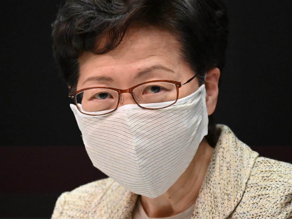 特首林鄭月娥。