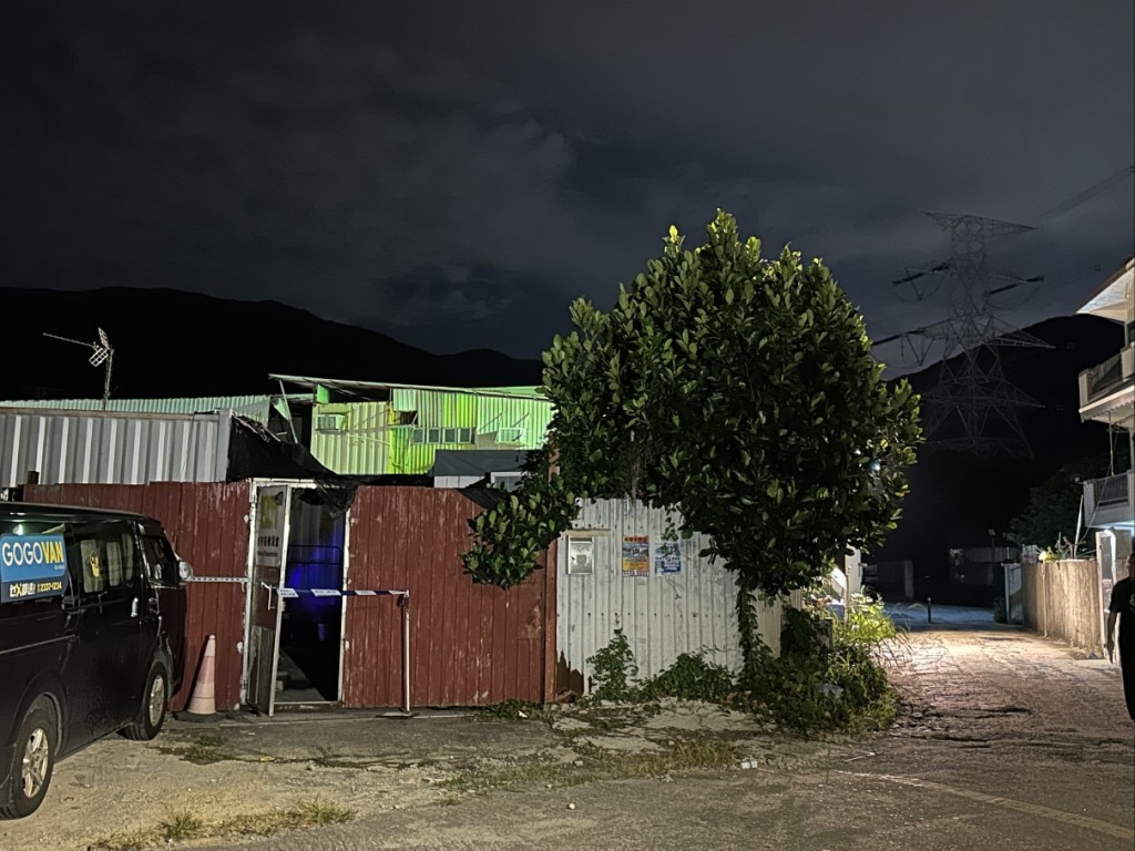 現場為貨櫃屋劏房。黃文威攝 現場為貨櫃屋劏房。黃文威攝