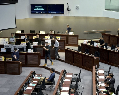 上周立法會財委會會議因多次受到干擾而被迫腰斬。資料圖片