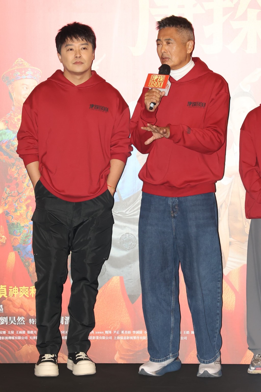 導演陳思誠與周潤發,前者為發哥圓夢。 導演陳思誠與周潤發,前者為發哥圓夢。