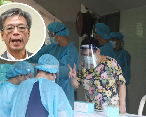 梁子超指普及社區檢測有助控制疫情。 資料圖片
