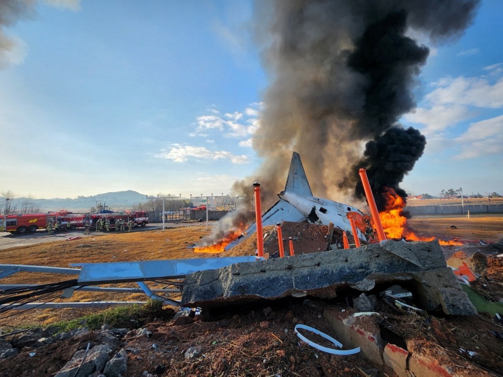 濟州航空空難釀成重大傷亡。路透社