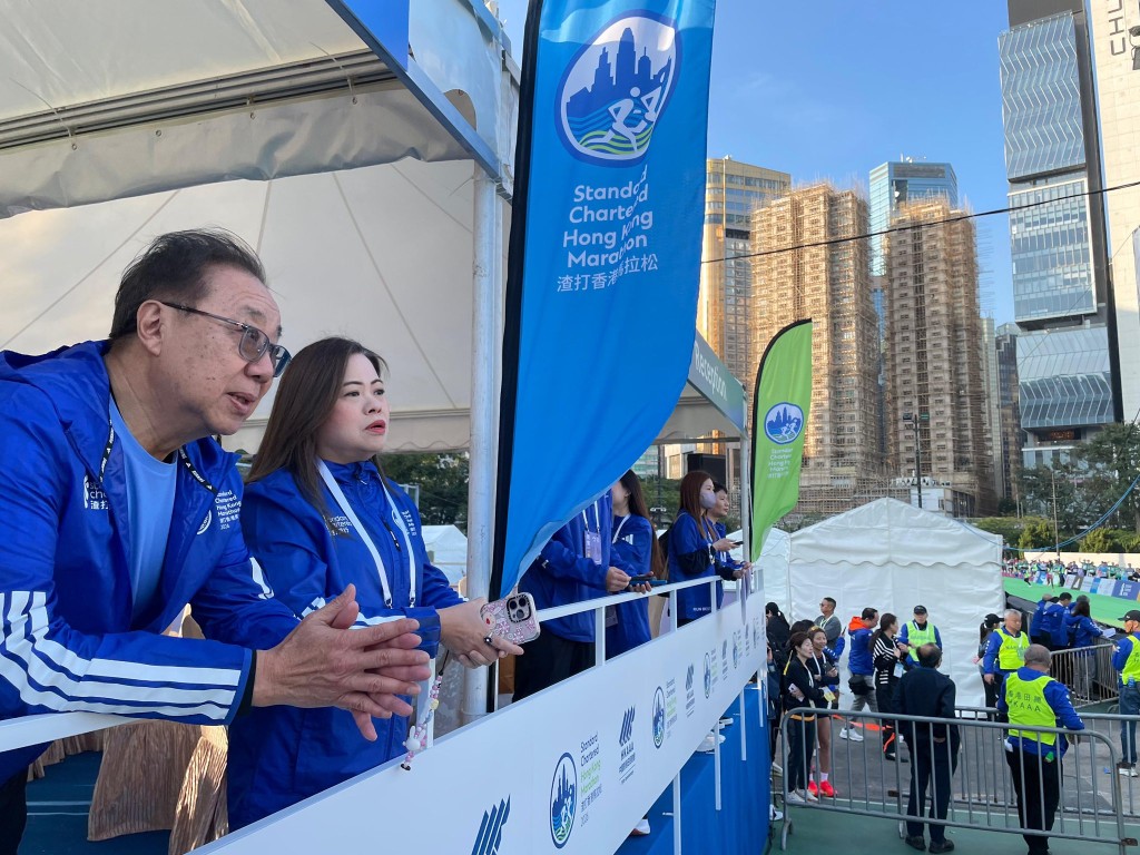 罗淑佩希望马拉松继续举办。