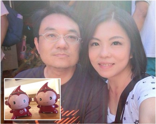 林曉芬與連志成兩人去年正式成為夫婦。網圖