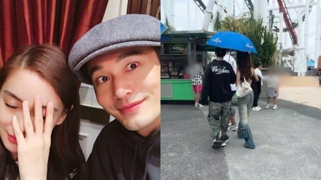 黃曉明新戀情曝光？偕神秘女子遊新加坡貼心撐傘互動甜蜜 傳女方背景超強