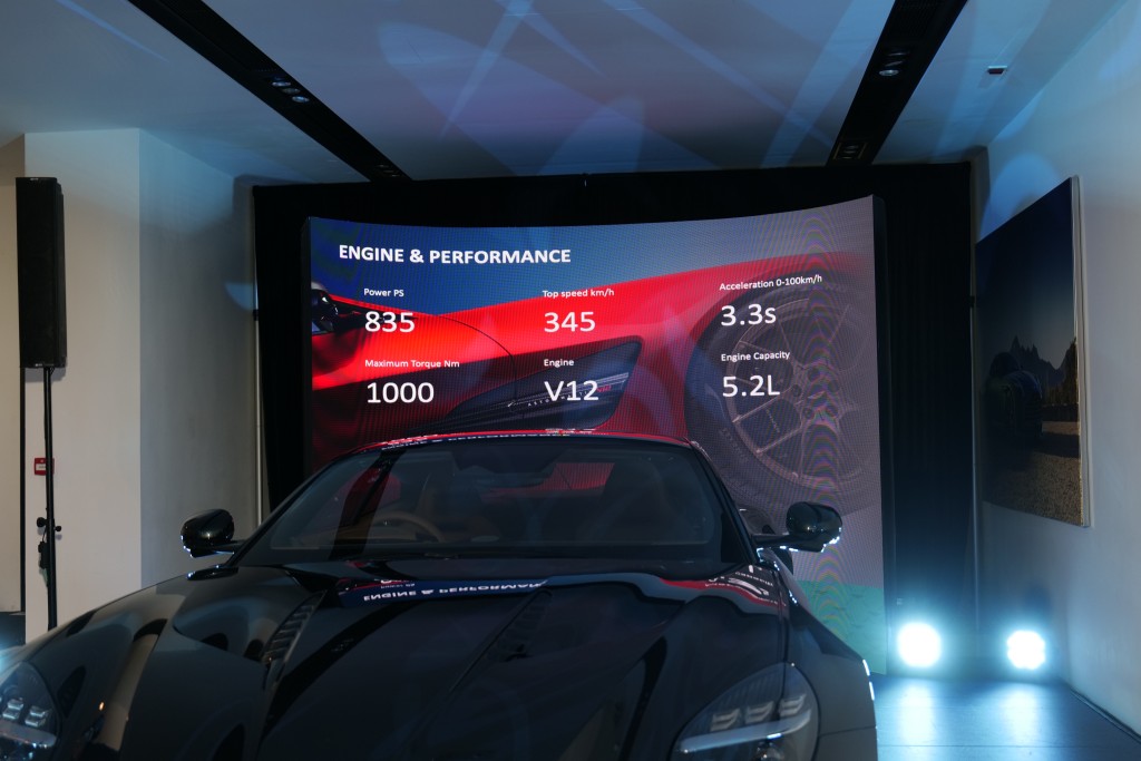 全新旗艦超跑Aston Martin Vanquish輸出同級最強835ps馬力及1,000Nm扭力