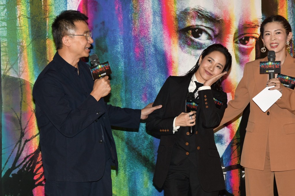 在袁劍偉（左）的電影事業上，貴為影后的太太林嘉欣曾給予不少幫忙。