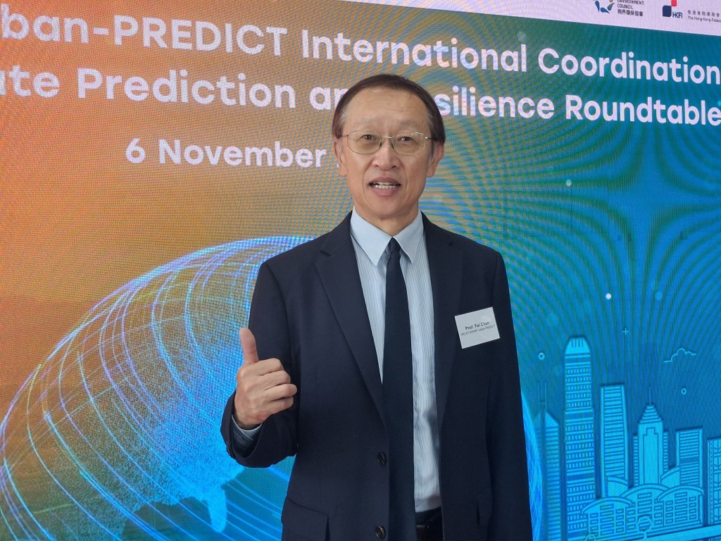 陳飛表示，找出城市在防災和預報方面的不足並作改善，相當重要。歐文瀚攝