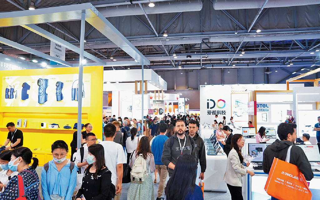 ■环球资源香港展二期展昨于亚洲国际博览馆开幕。
