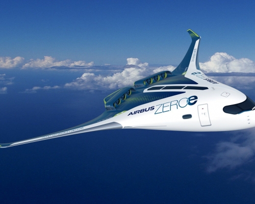 空巴研發零排放概念機。 airbus 圖片